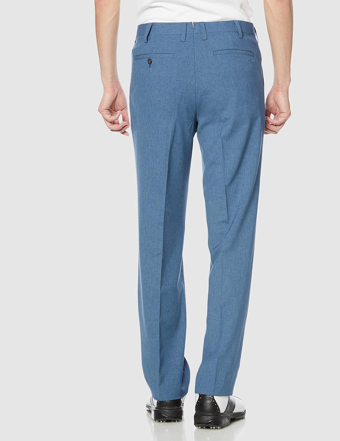 [Mizuno] ゴルフウェア パンツ ワンタック 麻ライク ファイブフレックス仕様(ウエスト伸縮) 52MF0008 メンズ