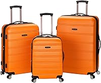 Vista 38 de Rockland Melbourne - Maleta de viaje, rígida y expansible, con ruedas giratorias, Champán