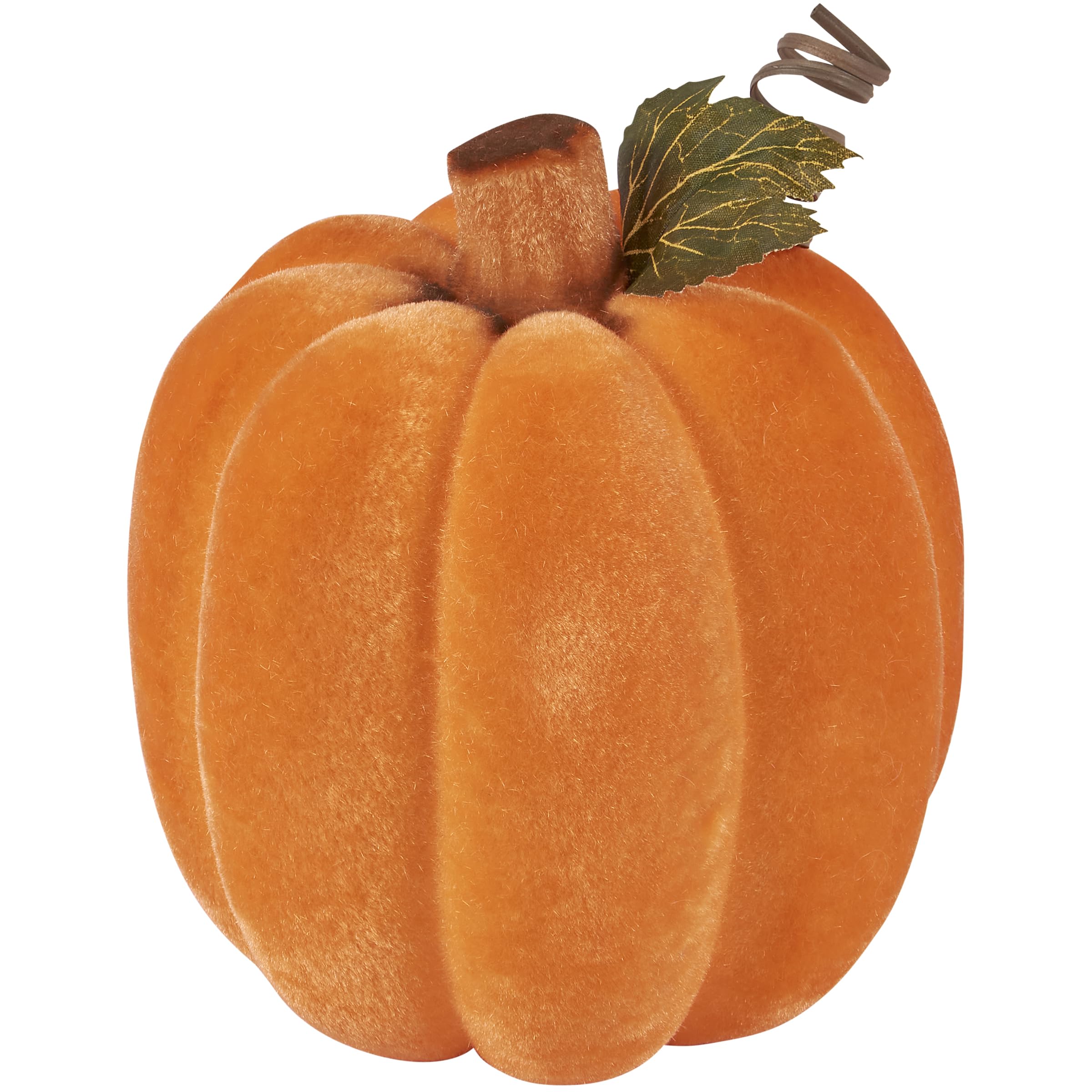 Naranja neón con calabaza adorno Primitives by Kathy para mesas de Halloween