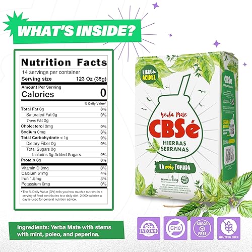 Miniatura 2 de Yerba Mate Hierbas Serranas 4.4 lbs (Paquete de 2);