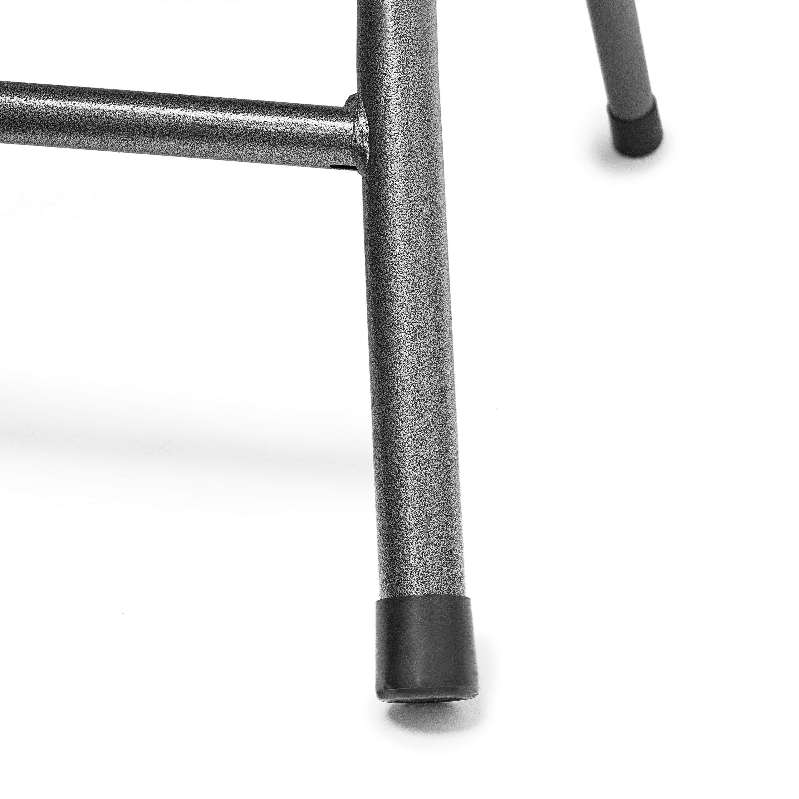 Relaxdays BASTIAN Round Patio Table Folding Table 74 x 80 x 80 cm