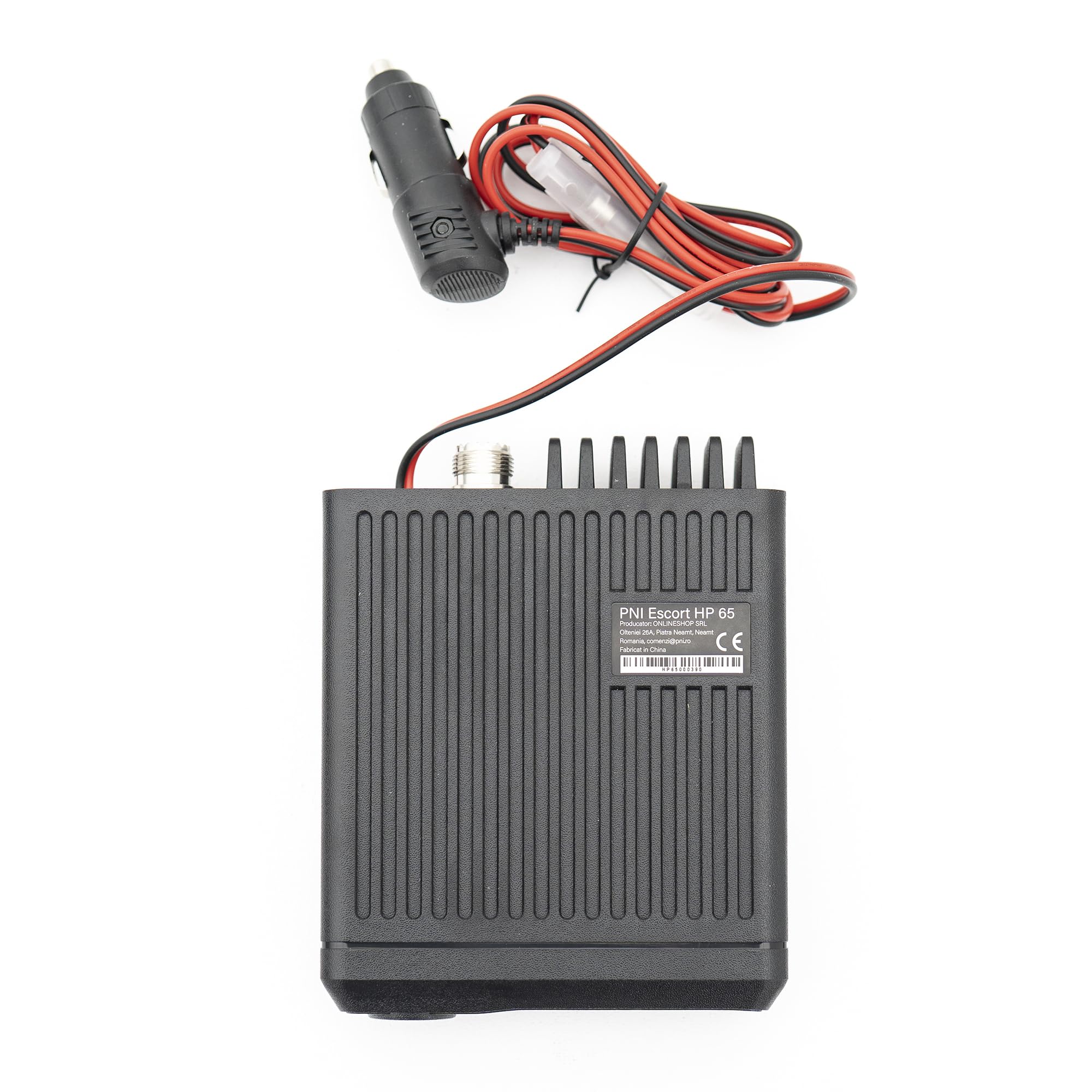 Estación de Radio CB PNI Escort HP 65 ASQ, multinorma, antiruido, ASQ, Ajustable SQ, 12 V - 24 V, Enchufe para Encendedor de Cigarrillos Incluido