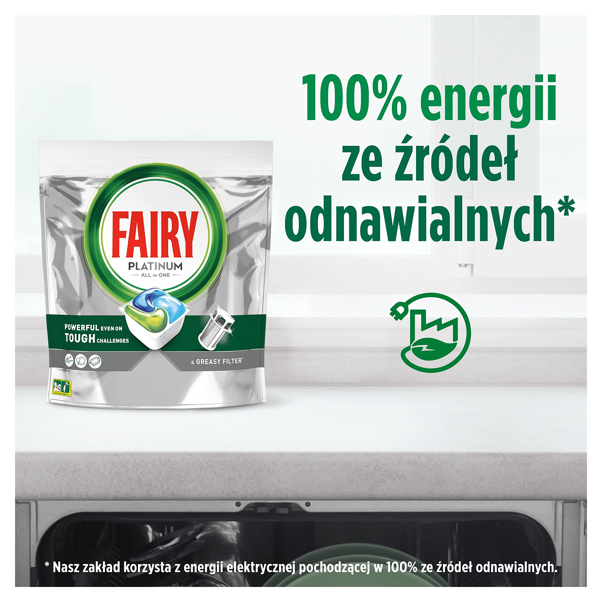 Fairy Platinum tabletki do zmywarki All In One, 210 sztuk (3x70), klasyczny