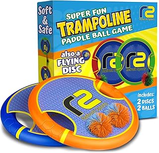 Dual-Use Bouncy Paddle & Ball Game - Soft Foam Safety for Indoor/Outdoor Play (B0B57QGC1Y)