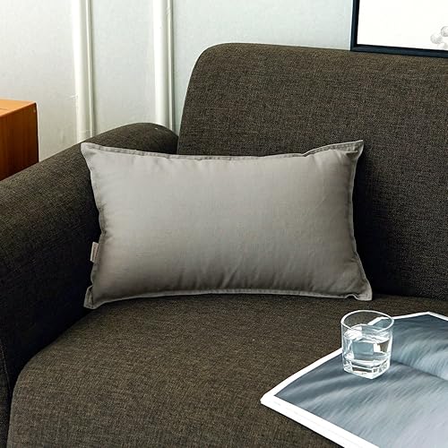 Miniatura 9 de Jeanerlor Fundas de cojín cuadradas y decorativas de lino y algodón suave, para bar, cafetería y habitación de juegos, de 24 x 24 pulgadas (60 x 60