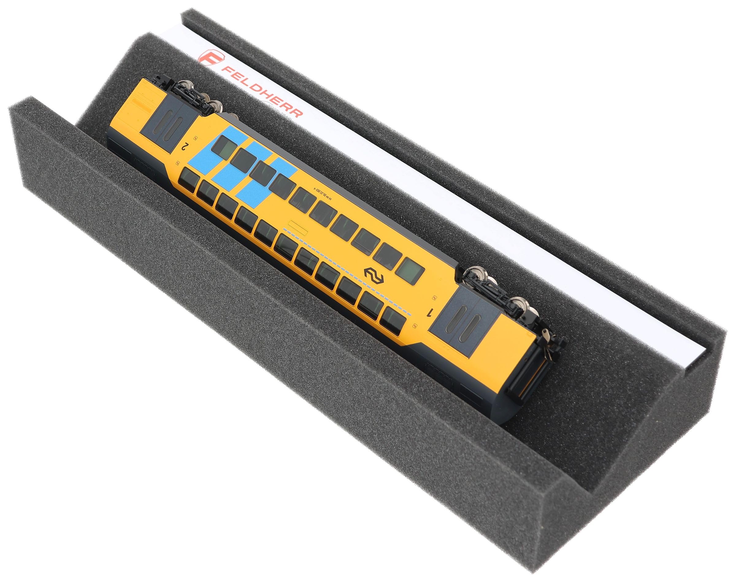 Feldherr Kit d'entretien pour locomotives et Trains avec Bande magnétique, Mousse PU, 360x130x55 mm - Modélisme ferroviaire à l'échelle 00, H0