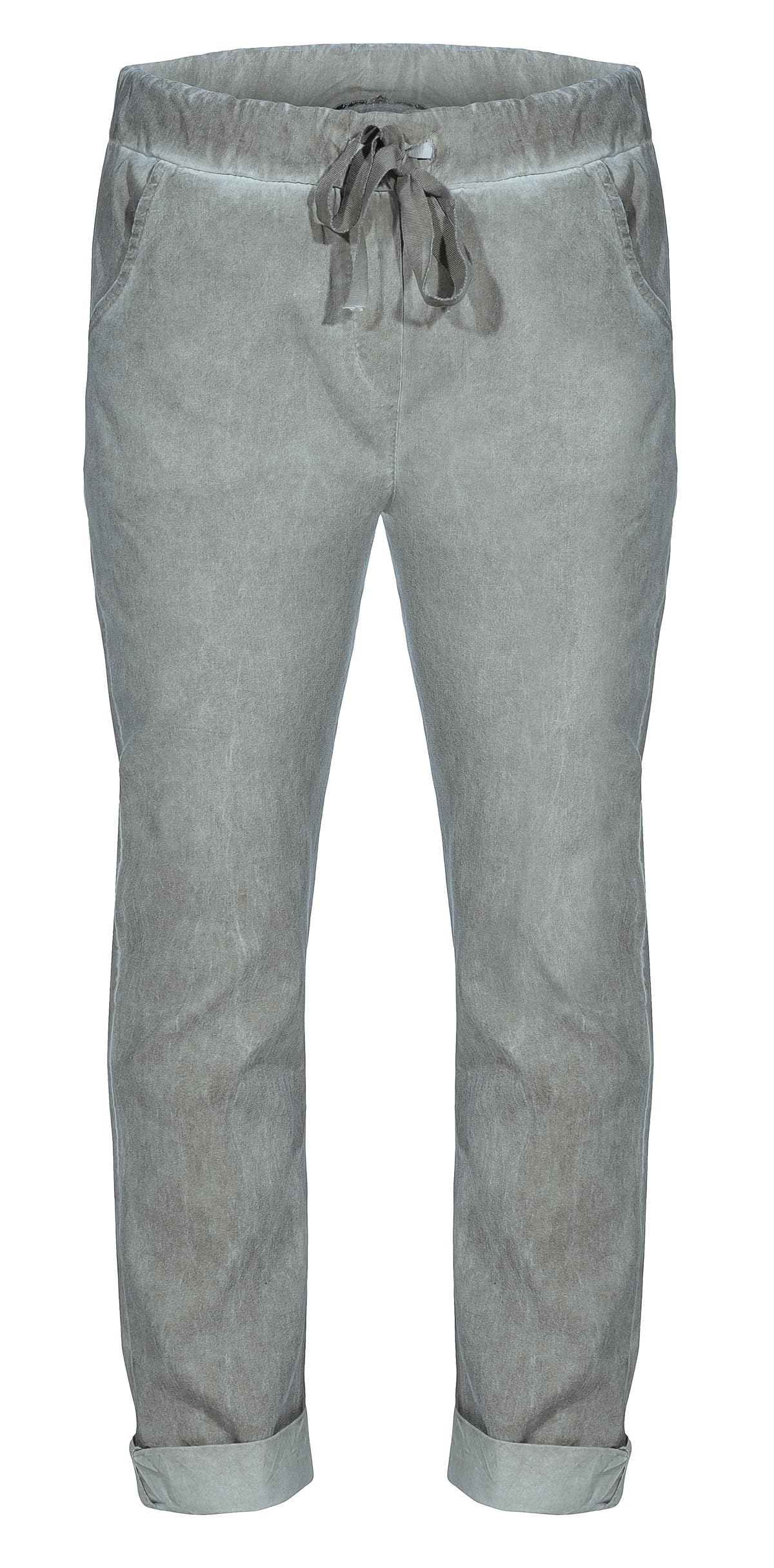 simaranda Damen Jogginghose Vintage Look – Stylische Sweatpants mit Aufdruck & Tunnelzug – Bequeme Freizeithose Baumwollmix – Loose Fit Joggpants für Sport & Freizeit – Modell 21515