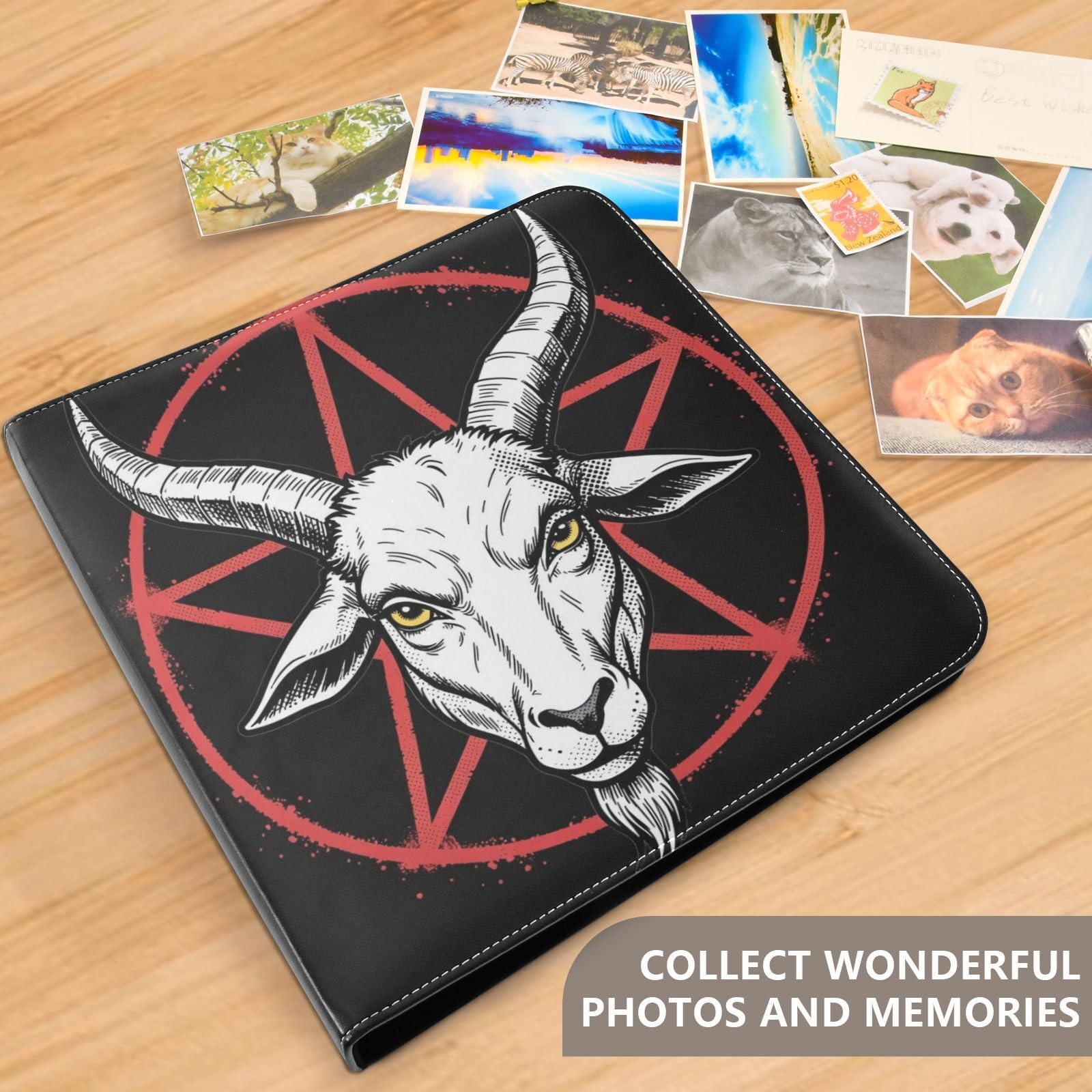 Álbum autoadhesivo para almacenar fotos y trabajos de papel