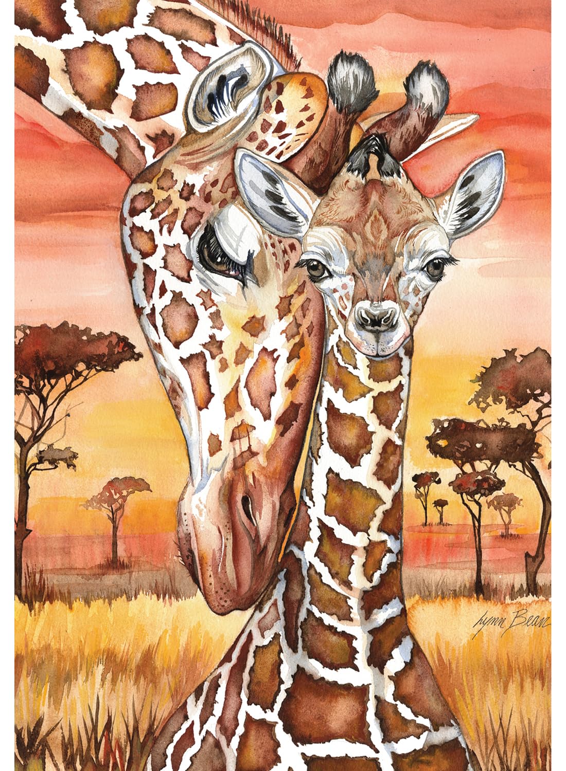 Anatolian 500 piece jigsaw puzzles - jigsaw puzzles for adults 500 pieces GIRAFFE is ideal as gifts for the whole family and the jigsaw 500 pieces for adults is made of ESKA BOARD