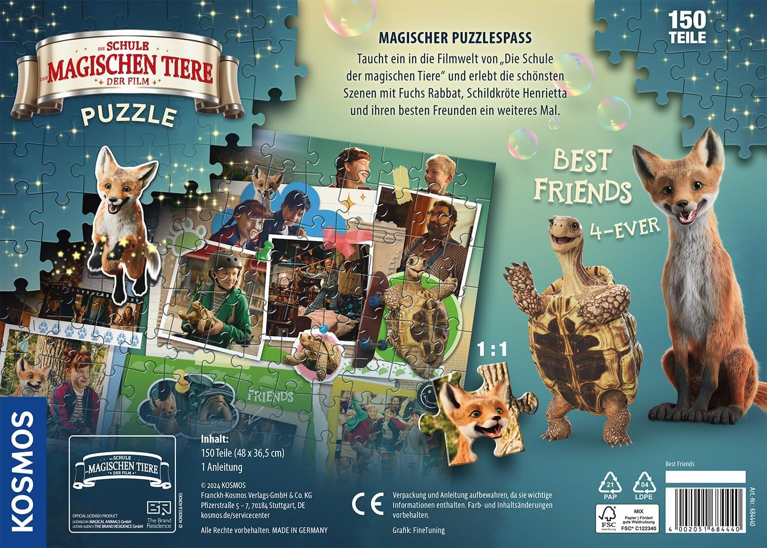 Kosmos Mix-Max 711450 - Gioco Creativo Animali Preferiti Per Bambini