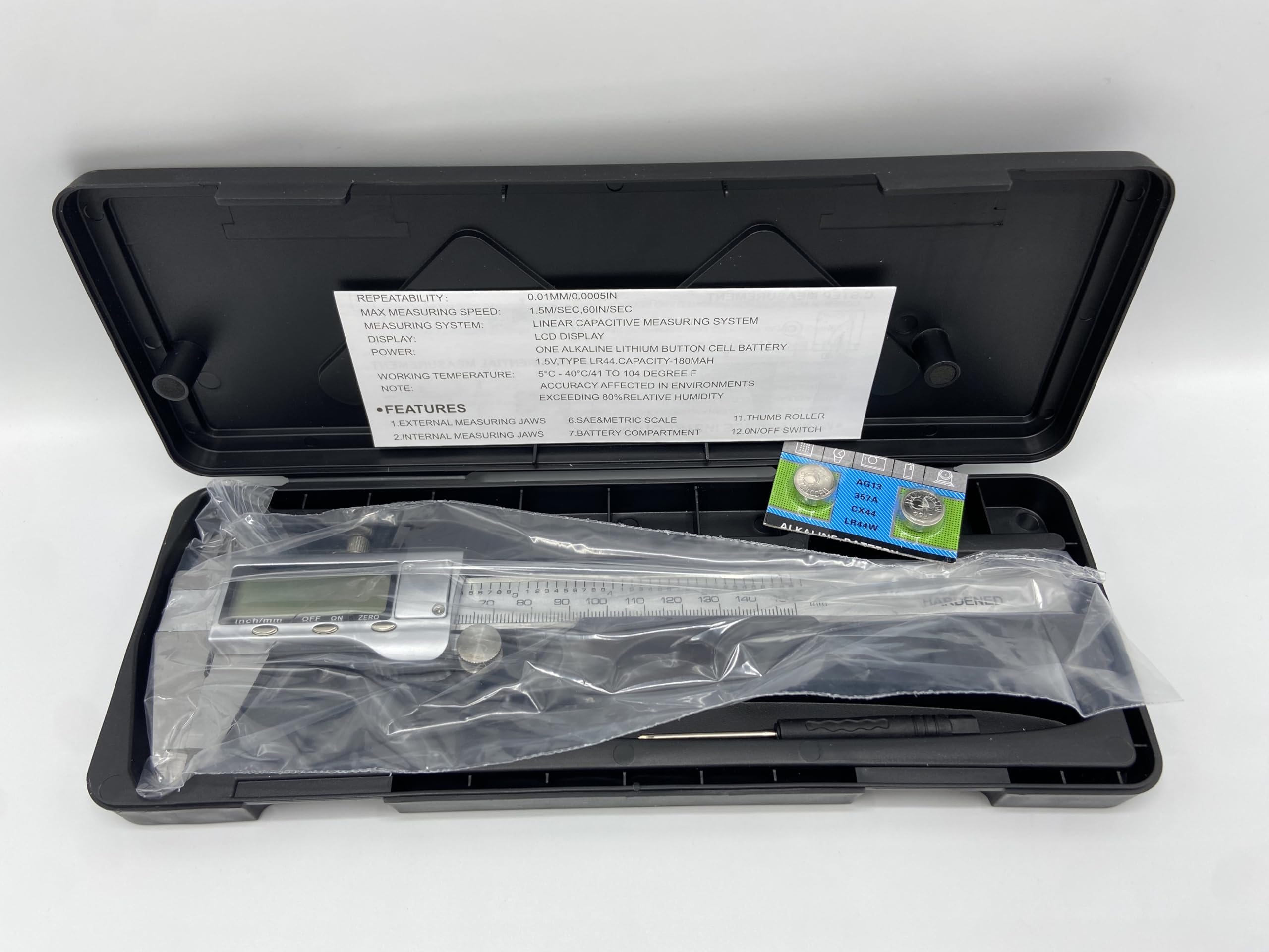 Viecam Digital Caliper - 6 Inch Stainless Steel -5