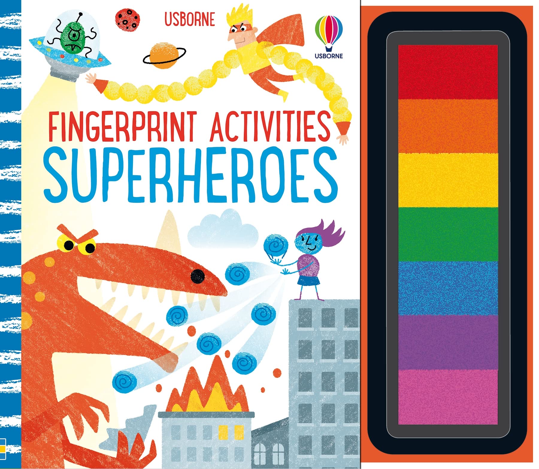 Usborne Fingerprint Activitities Superheros