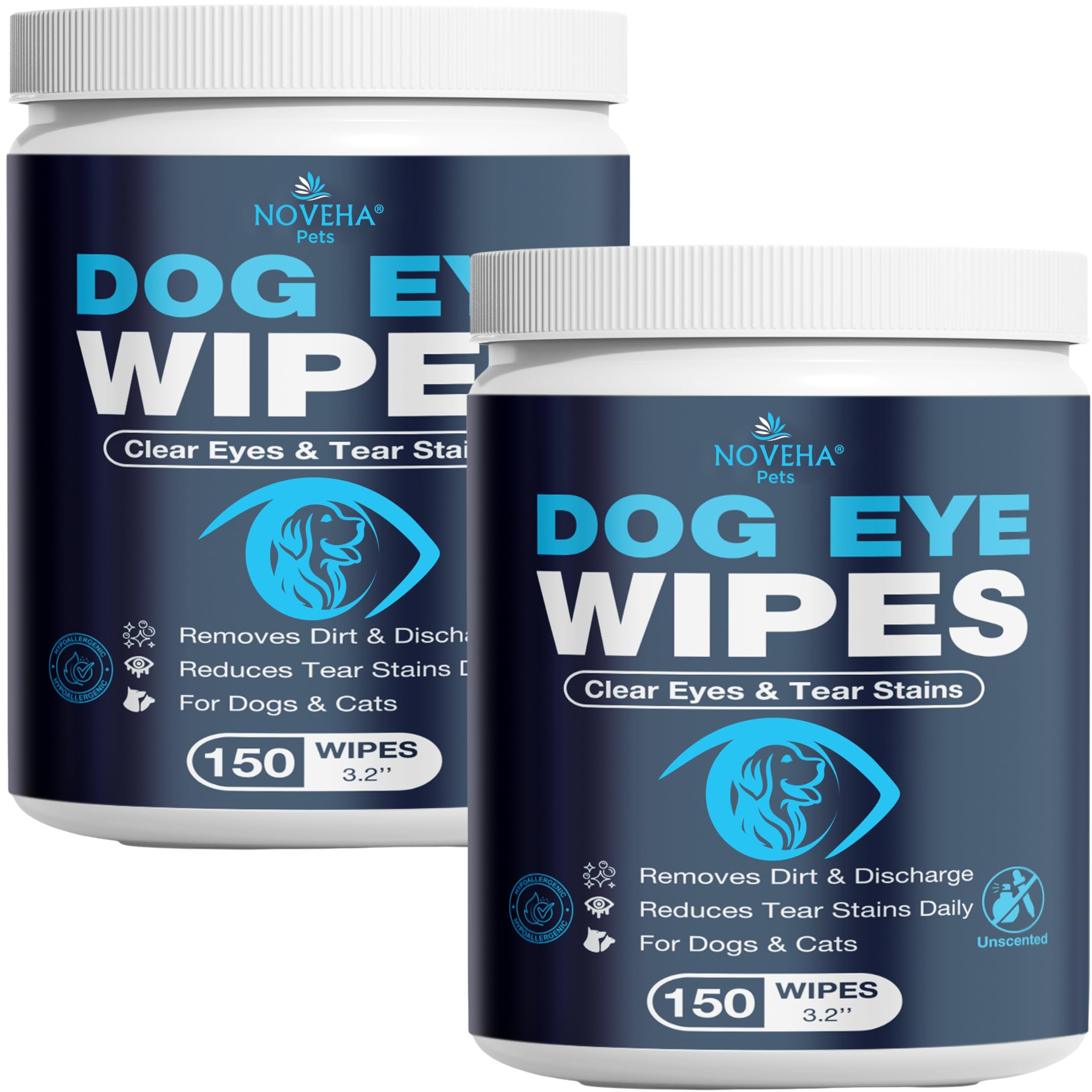 NOVEHA Cat & Dog Eye Wipes