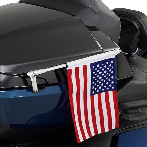 Miniatura 3 de Show Chrome Accesorios (41-203R) Can-An Trunk Poste plegable para bandera