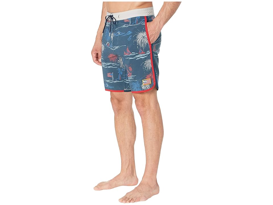 

Billabong 73 Line Up LT (Red/Blue) Men's Swimwear