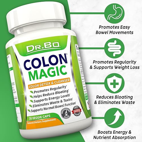 Miniatura 2 de Limpiador de colon desintoxicante para pérdida de peso – Pastillas de limpieza intestinal de 15 días y probióticos – Laxante natural de acción