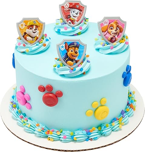 Miniatura 7 de DecoPac Paw Patrol Reporting para anillos de servicio, decoraciones de cupcakes con Chase, Marshall, Skye y Rubble - Paquete de 24