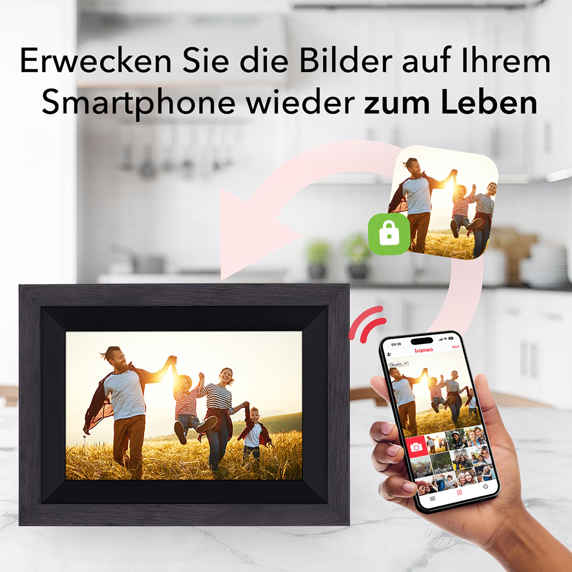 Rollei Smart Frame WiFi 1010 Wood Br