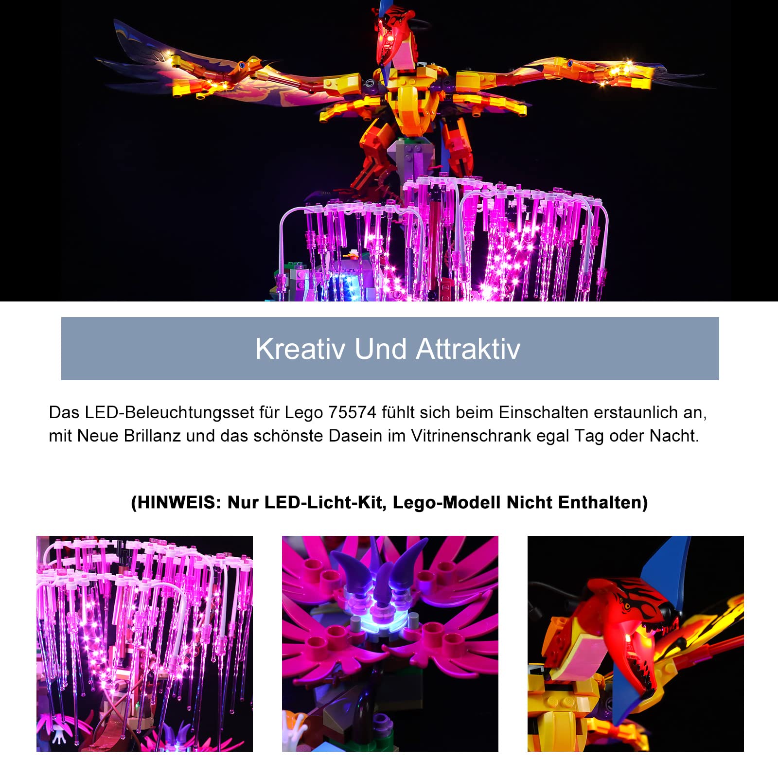LED Light Set for Lego 75574 Avatar Toruk Makto and the Tree of Souls (No Model) - Image 2