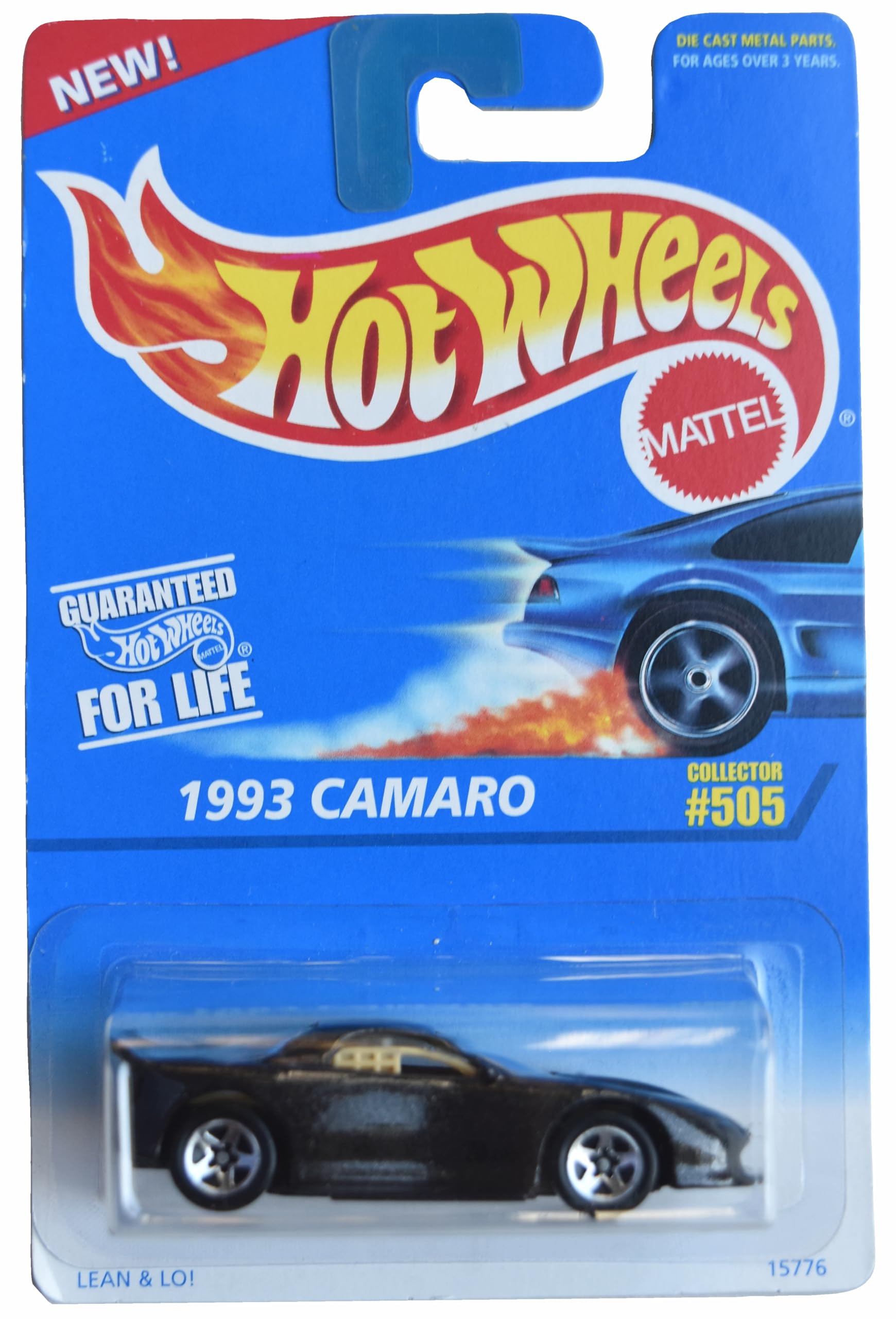 Amazon.com: Hot Wheels 1993 Camaro, Black #505 : Toys & Games