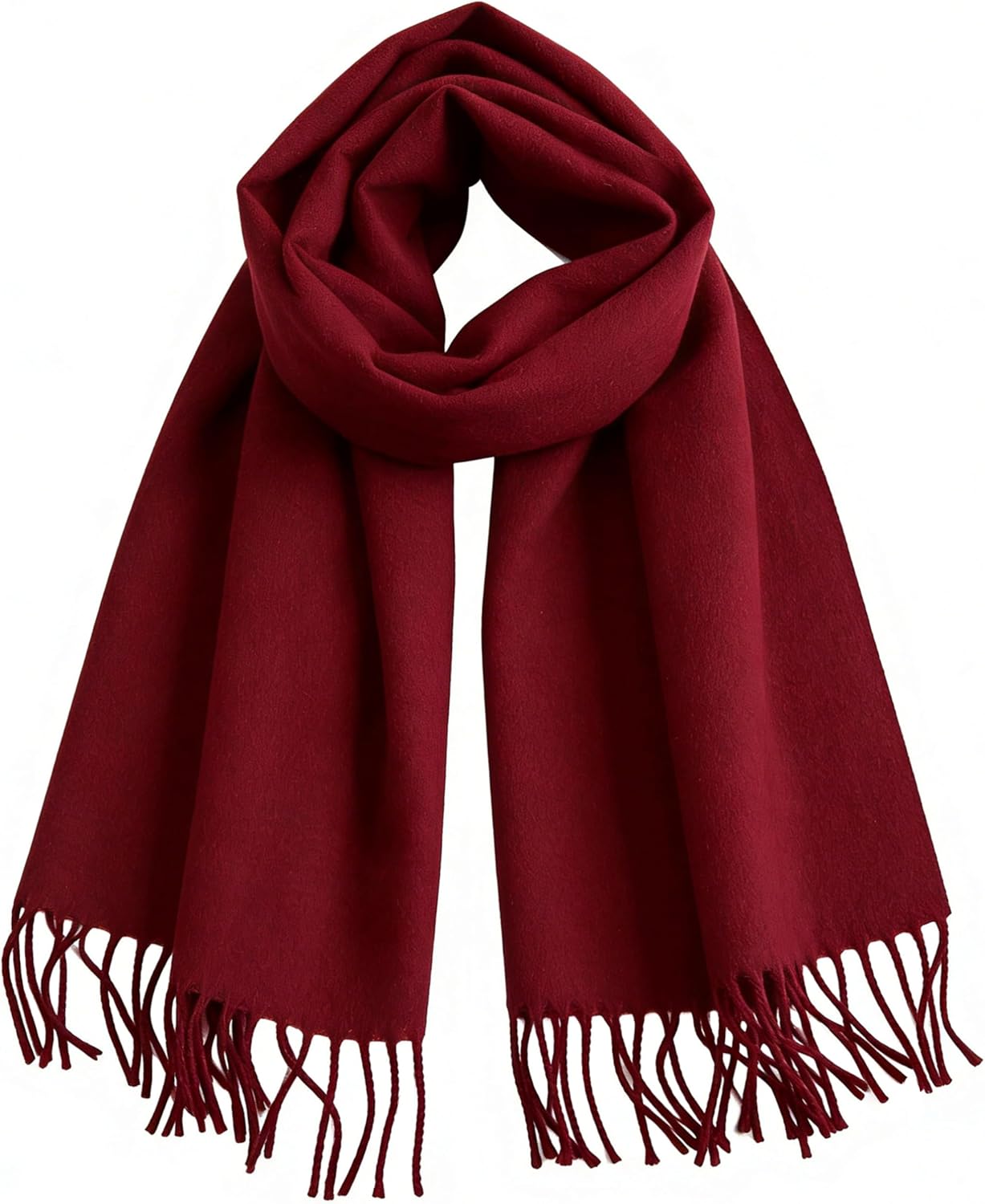 Winter Scarf for Women Men Cold Weather - Soft Warm Shawls Scarves with Tassels 27"x79"