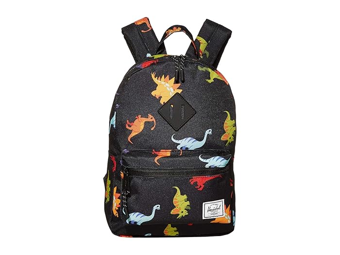 Herschel Supply Co. Kids  Heritage Kids Backpack (Little Kids/Big Kids) (Dinosaurs Black) Backpack Bags