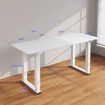Amazon.com: FLEXISPOT E6Q 4 Legs Standing Desk 78 x 32 Inch