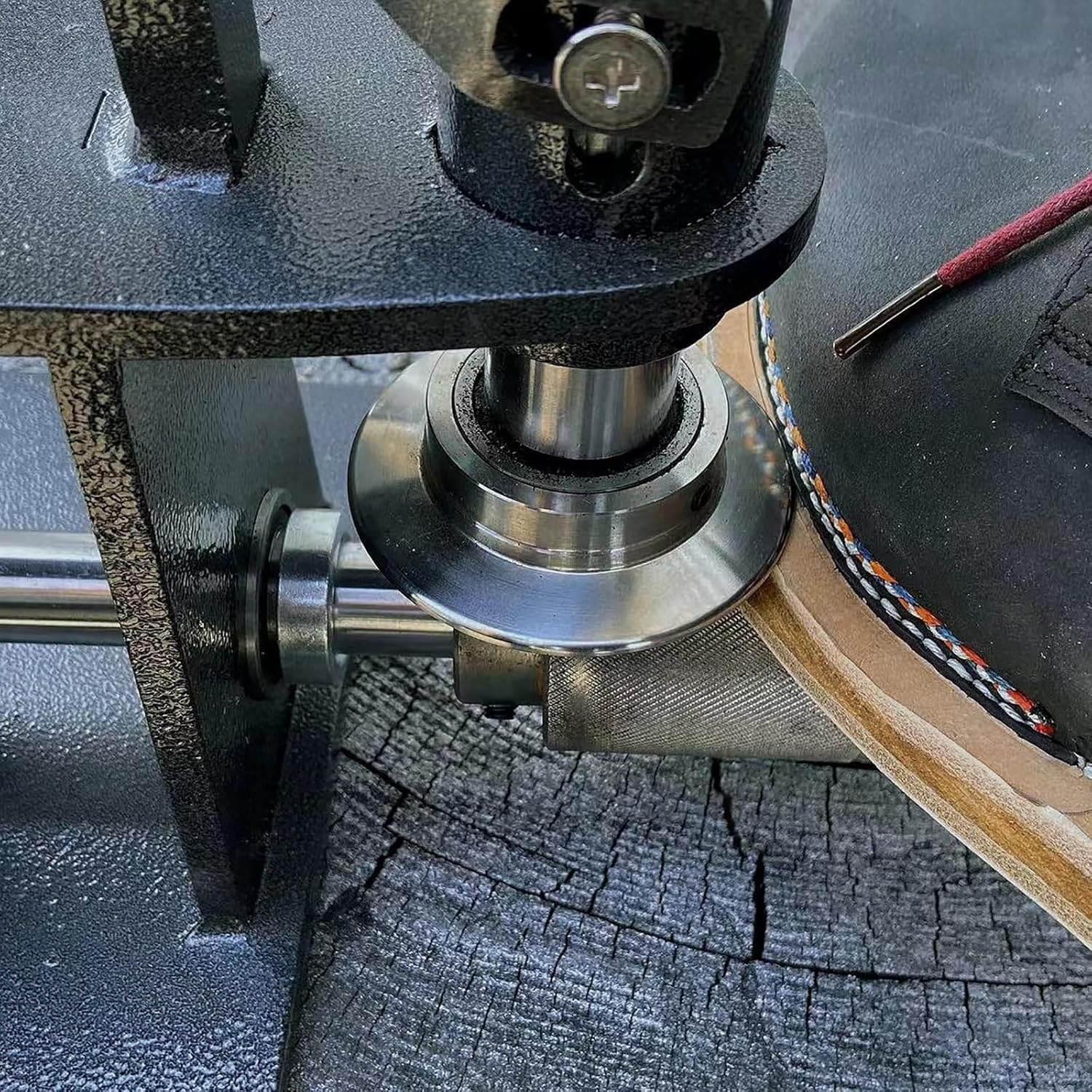 Macchina per la riparazione di scarpe, macchina manuale Cobbler, bordo suola, spessore regolabile, facile da usare per calzolaio