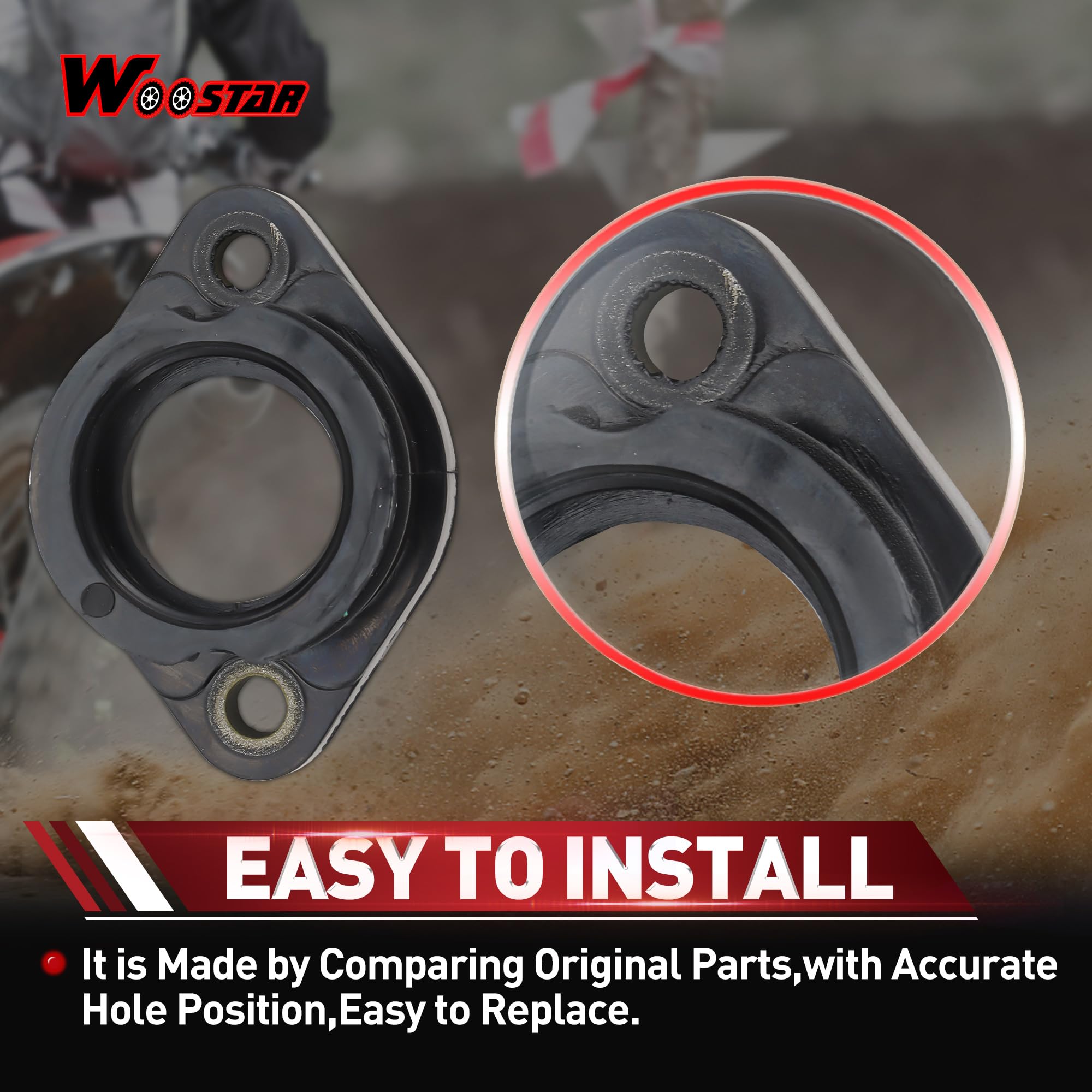 WOOSTAR Carburador Tubo Colector de Admisión Reemplazo para Polaris Trail Blazer 250 Trail Boss 250 Big Boss 250 Xpress 300 OEM #3085013#3083412#3083022