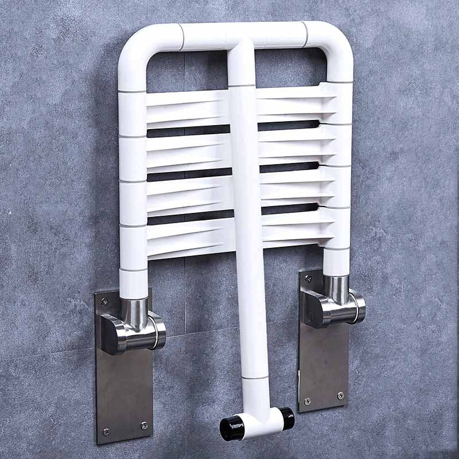Silla de Ducha abatible para Personas Mayores, Asiento de Ducha soporta hasta 300 kg Montaje en Pared para Personas Mayores, Ancianos, discapacitados, lesionados
