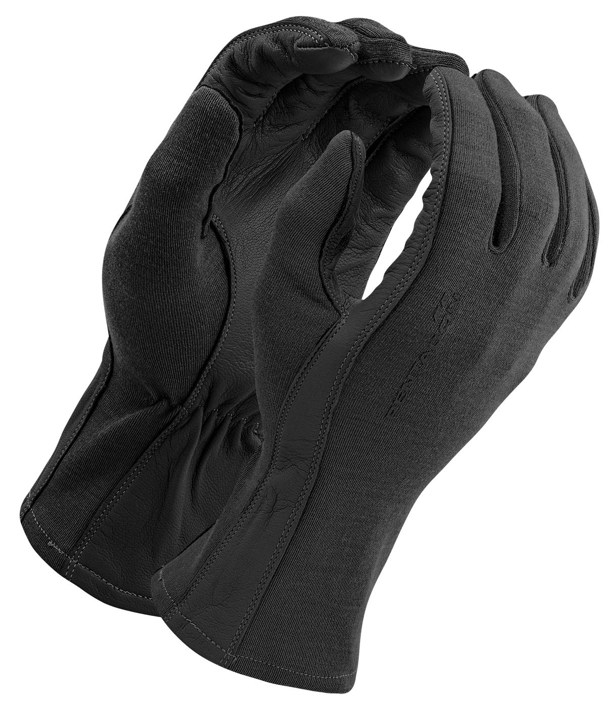 Pentagon Men's Long Cuff Pilot Gloves Black size L