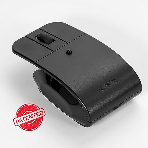 Miniatura 2 de elasto Juego de mouse inalámbrico Bluetooth ergonómico M4 – Ayuda con túnel carpiano, artritis, dolor de dedos y muñeca, DPI ajustable – Clic ligero