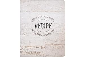 Wood Panel Rustic Spiral Recipe Journal: Capture Culinary Memories