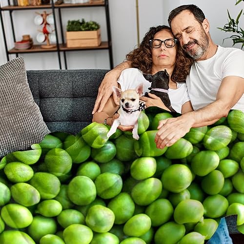 Miniatura 4 de Green Peas - Manta de franela de verduras ultra suave y acogedora manta de felpa para sofá, silla, sala de estar, aire acondicionado, mantas frescas