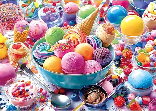 Miniatura 14 de Beach Shop - Rompecabezas de 1000 piezas para adultos, rompecabezas de verano de 1000 piezas con letras en la parte posterior, difícil, difícil,