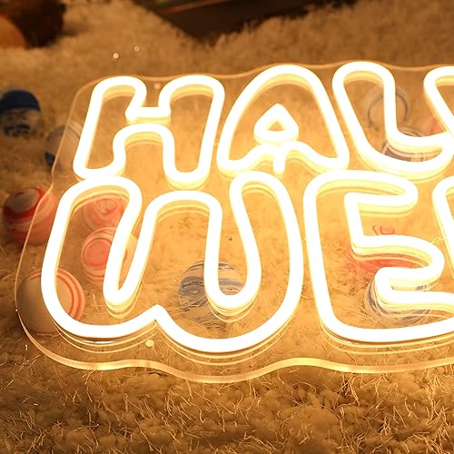 Miniatura 4 de Decoraciones de Halloween para exteriores e interiores, letreros de neón de Halloween, calabaza, luz de neón grande regulable de 23 x 17 pulgadas,
