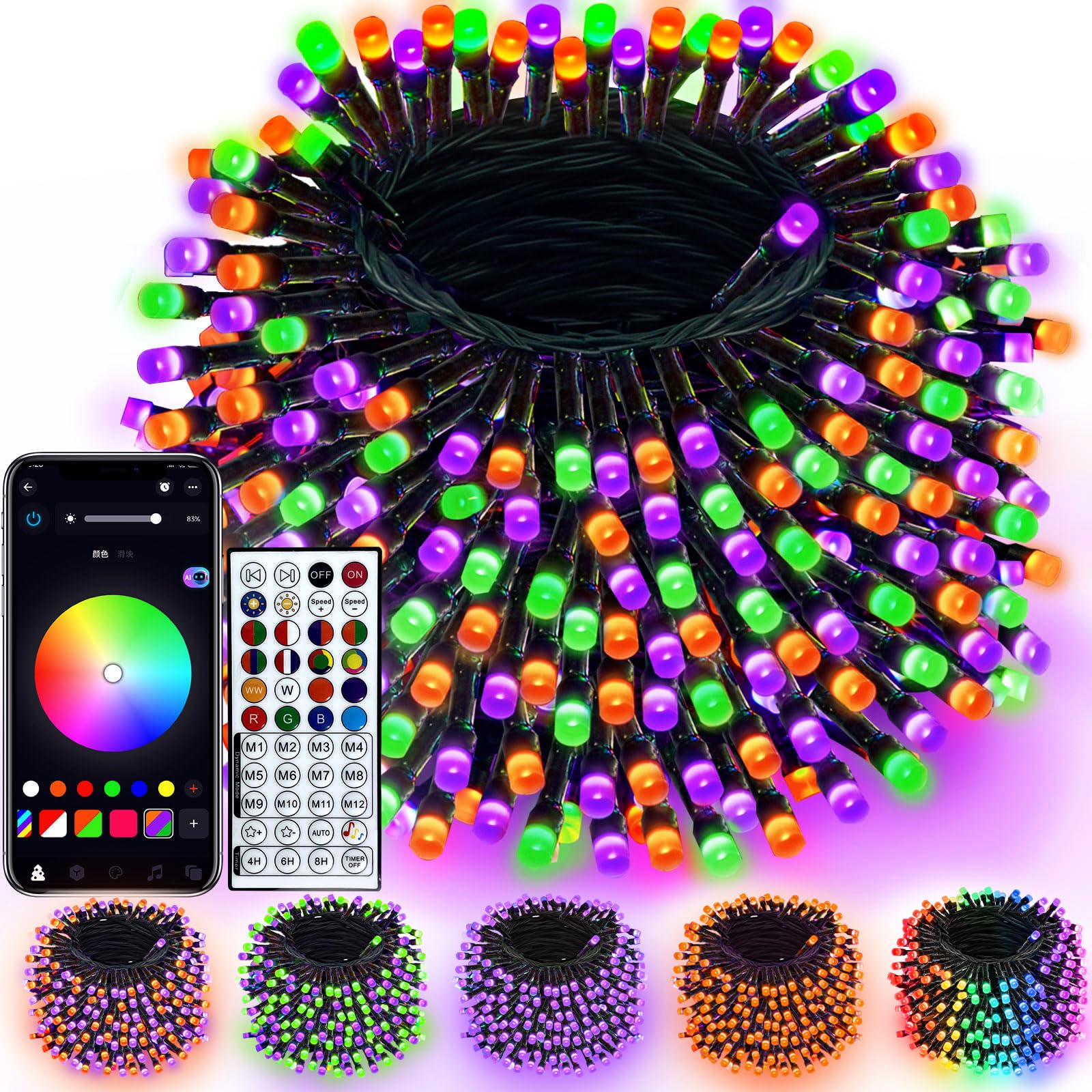 Photo 1 of BHCLIGHT Smart Color Changing String Lights