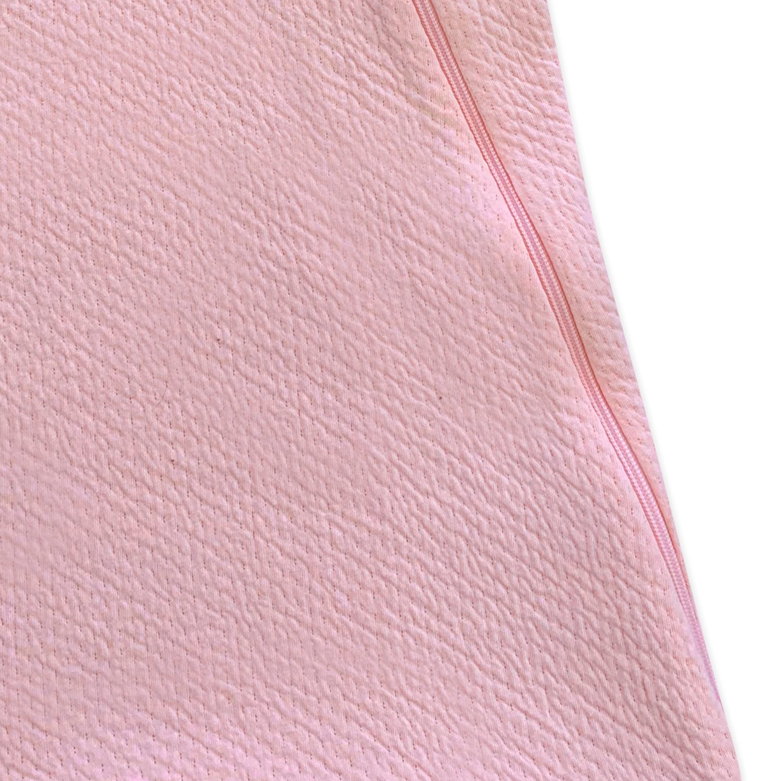 HonestBaby Baby Organic Cotton Matelasse koc do noszenia, różowy, średni