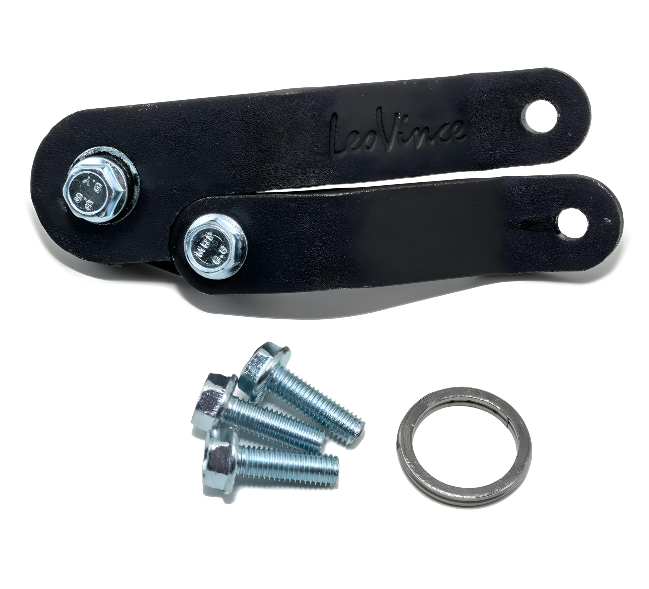 Auspuffanlage LeoVince Komplettanlage TOURING, Stahl, mit Zulassung für Yamaha Aerox 50 Kat LC/R/R Naked