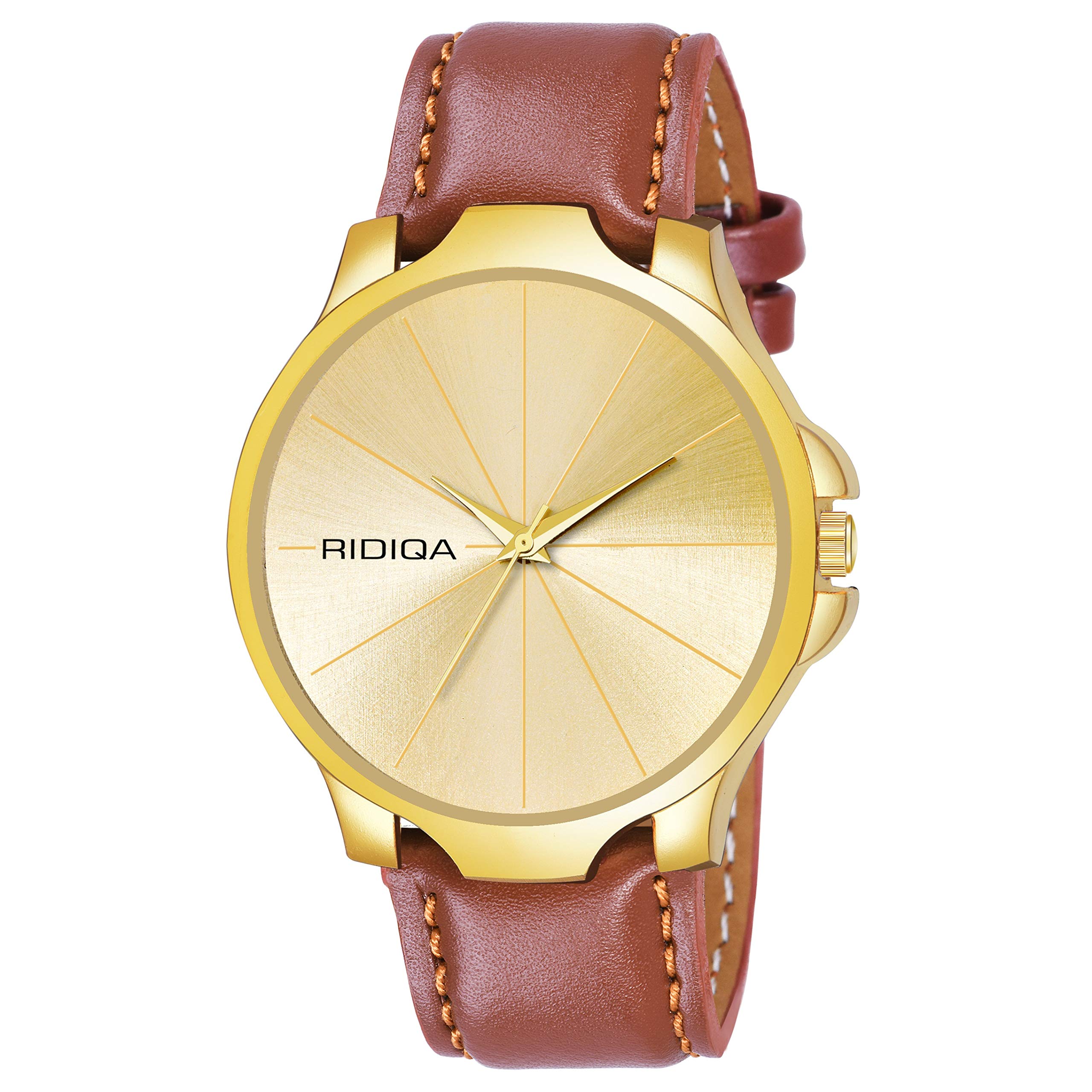 RIDIQA Analogue Gold Dial Mens Watches (B07Y8C64KM) Amazon Price History, Amazon Price Tracker