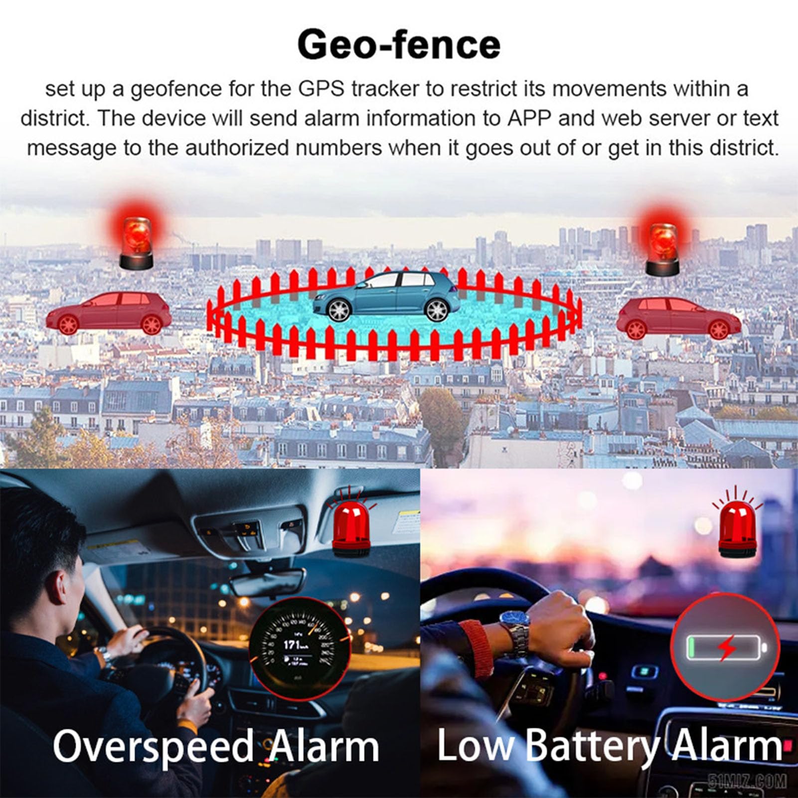 Luocute Localizzatore GPS 4G per Veicoli, Forte Antifurto Magnetico