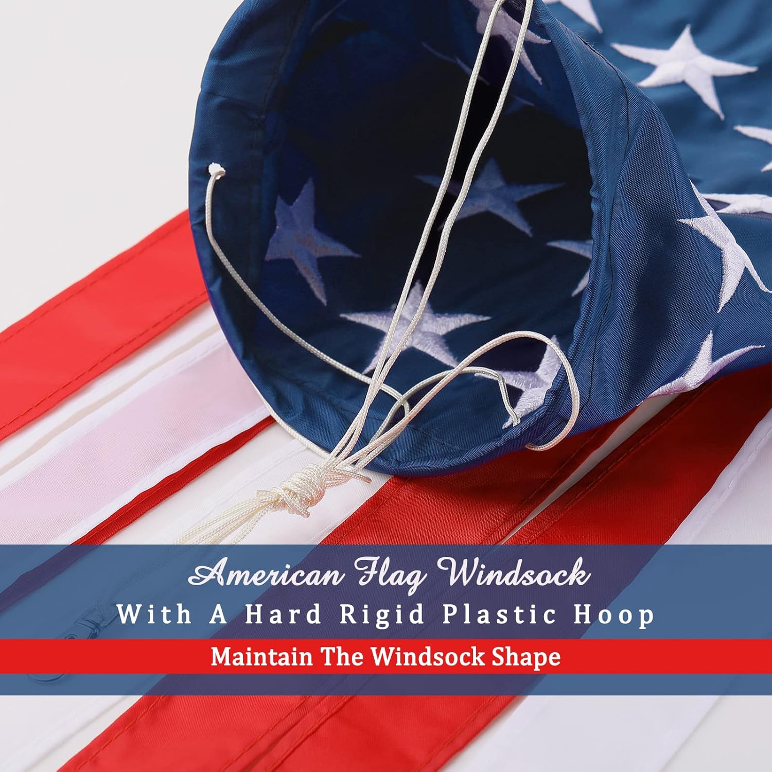 Buy 4 Pack 40 Inch American Flag Windsock Wind Spinners Patriotic