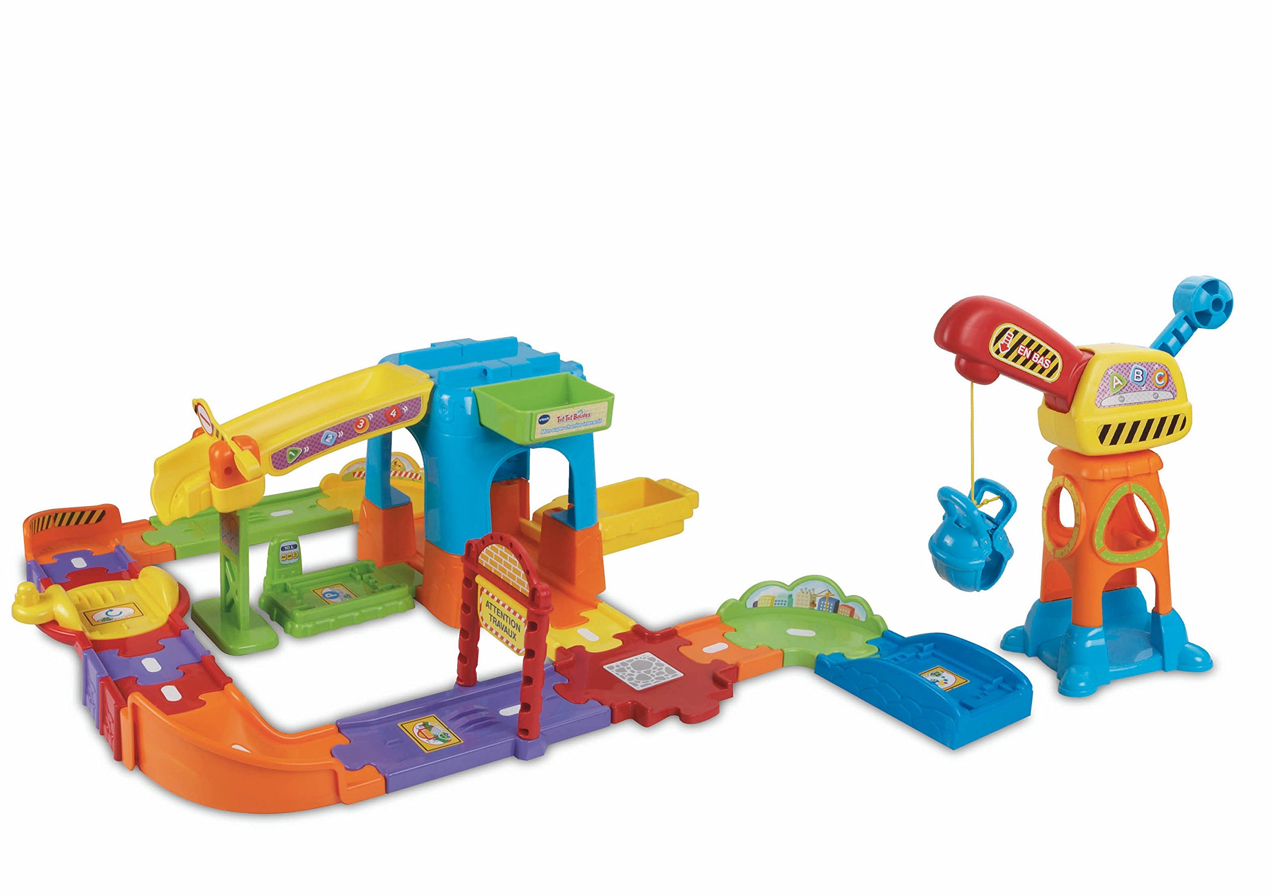 VTech - 146605 - Jeu Educatif Electronique - Tut Tut Bolides Mon Super Chantier Interactif - Didier