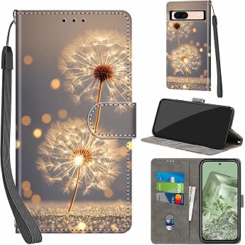 Handyh lle f r Google Pixel 8A Leder Wallet Tasche L wenzahn Premium Klappbar Ledertasche mit Magnetverschluss Kartenf chern & Standfunktion robuste Schutzh lle f r Pixel 8A