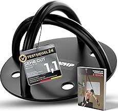 NEOLYMP Stainless Steel Wall Anchor for Fitness Bands up to 300 kg - Wall Mount, Ceiling Hook, Heavy Duty, Fitness Accessories for Home Gym, Punch Bag, Ceiling Mount