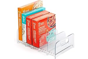 YouCopia FreezeUp Freezer Rack 12" - Clear Deluxe Freezer Management