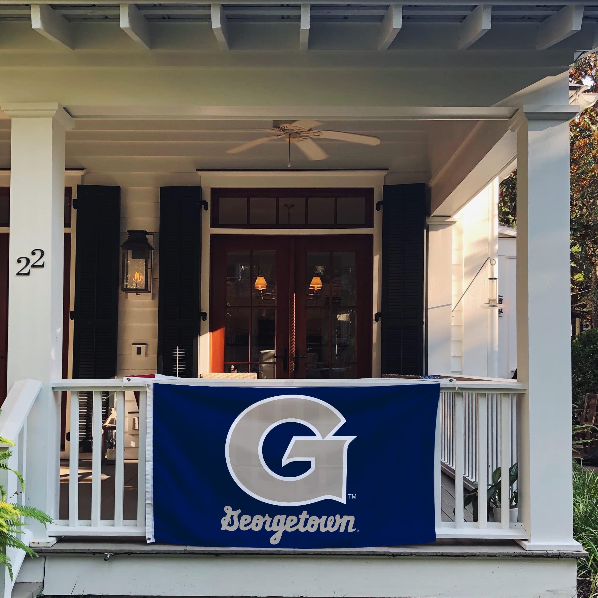 Georgetown University Hoyas Flag - Desert Cactus 3x5 Ft, 100% Polyester (Style A) - View #8