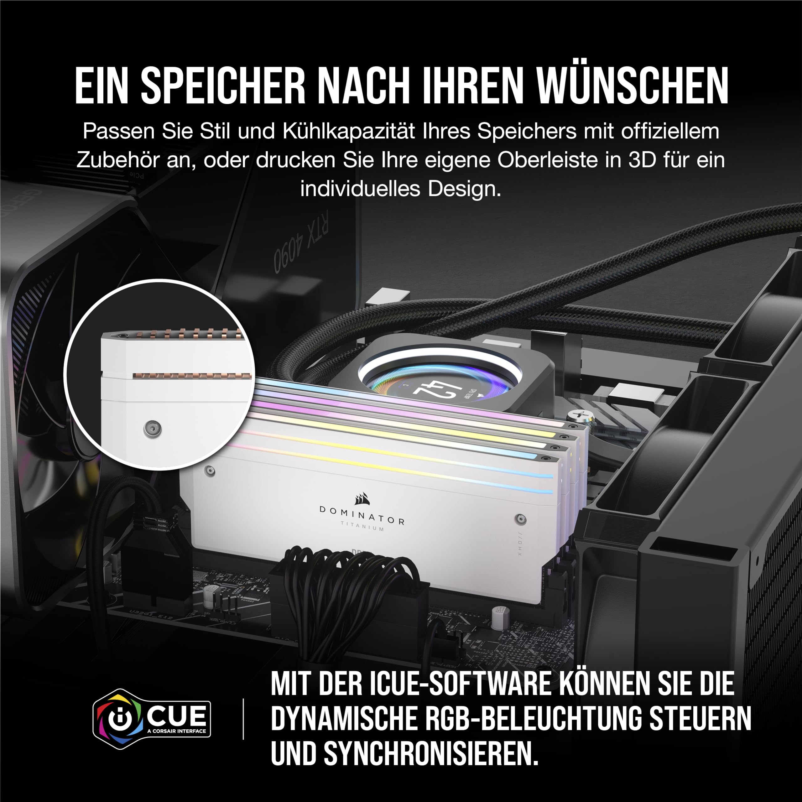 CORSAIR Dominator Titanium RGB DDR5 RAM 48GB DDR5 7000MHz CL36