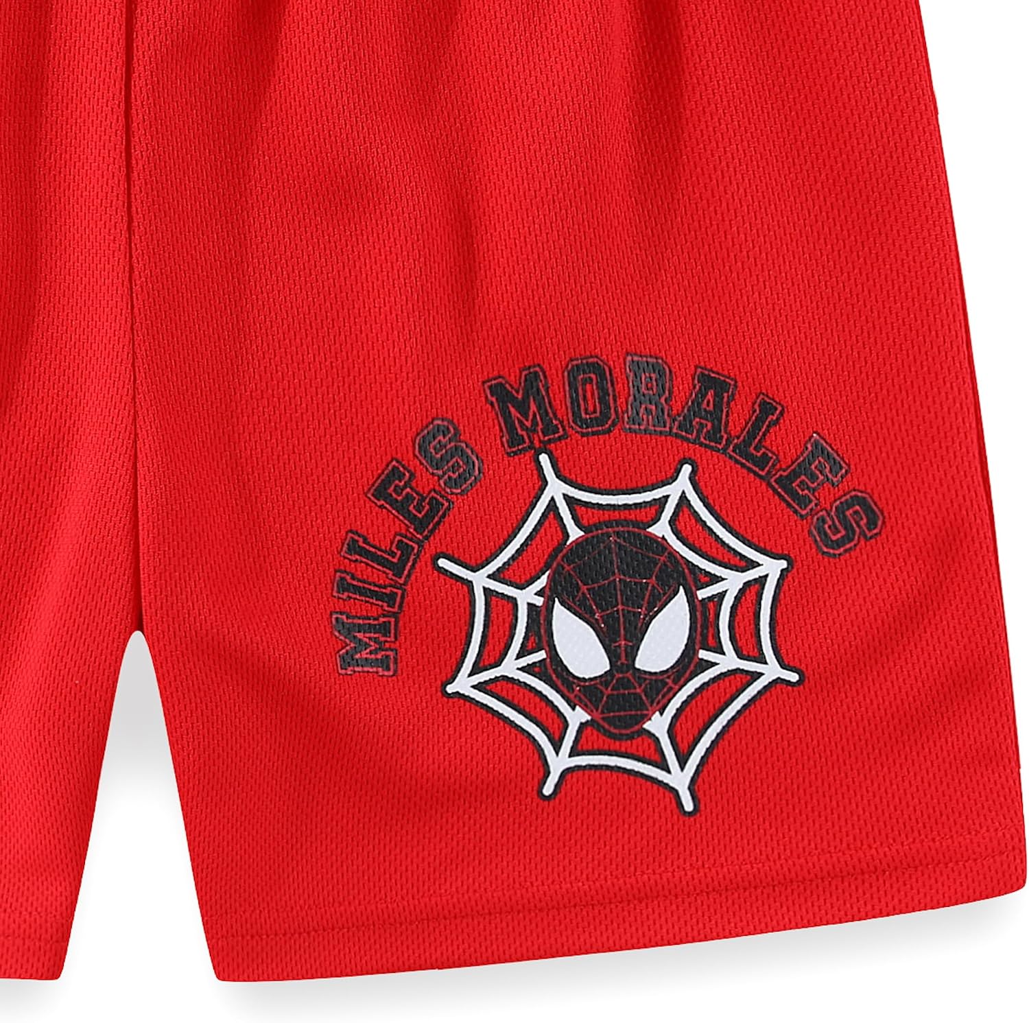 Marvel Spider-Man Miles Morales Boys Short Sleeve T-Shirt and Shorts Set for Big Kids