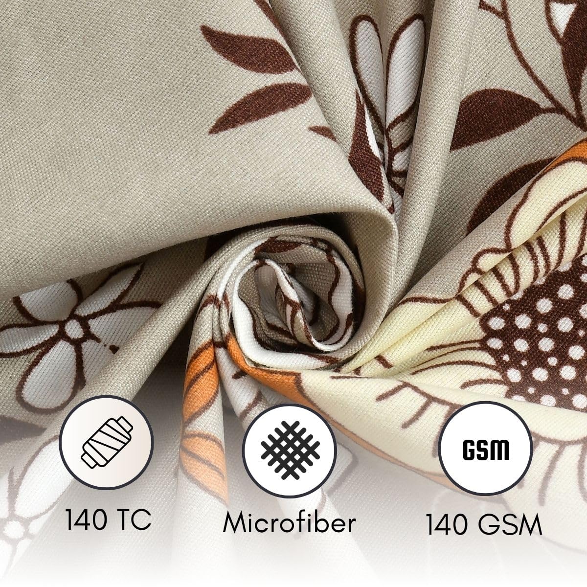 Mafatlal Luxe Lilac Bedsheet - Queen Size -3